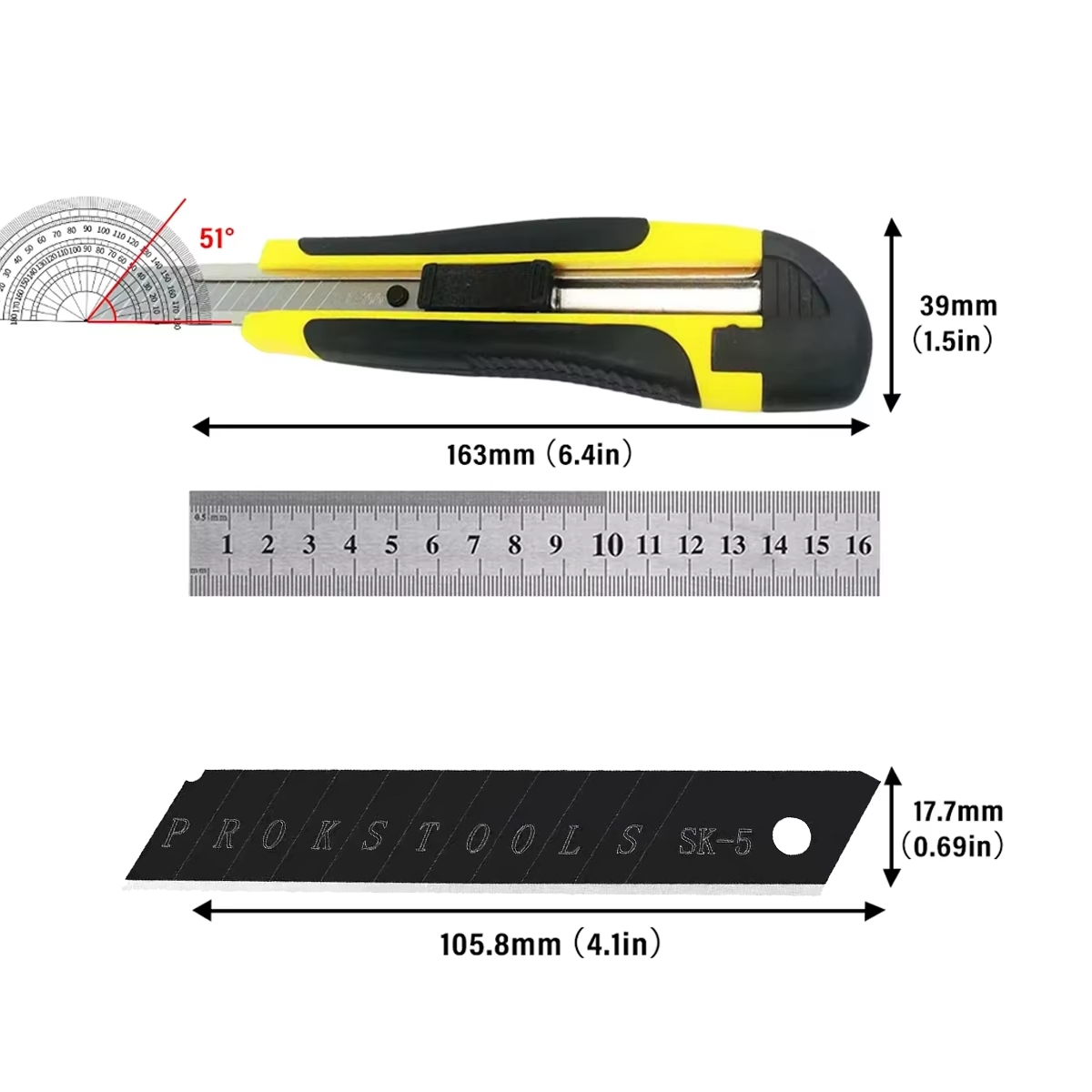 Duży nóż artystyczny ze stali  – Stationery Warehouse recenzja i cena