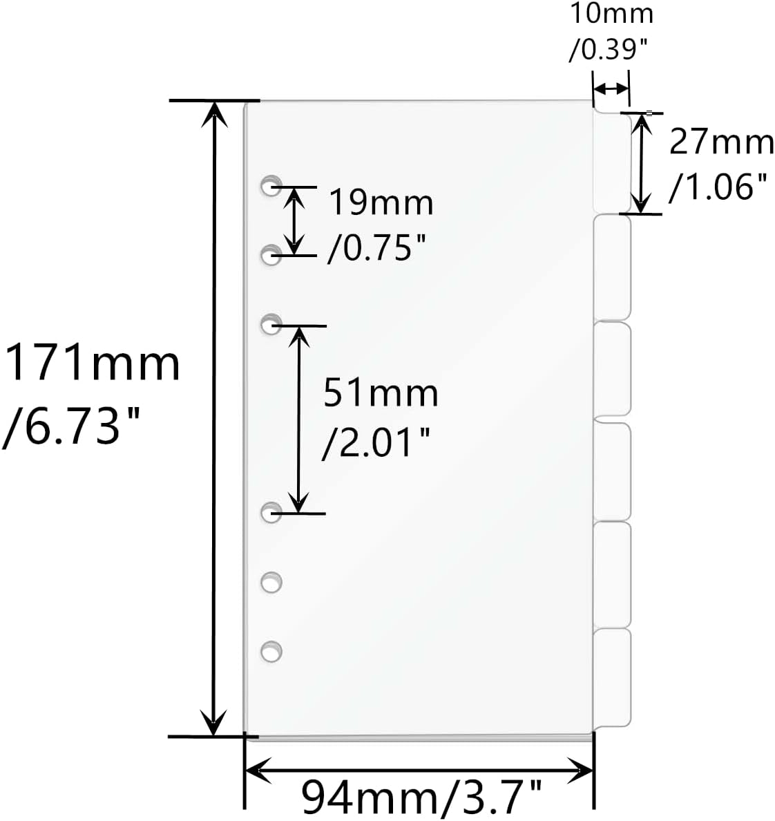 Przekładki do segregatora A5/A – Index Tab Divider recenzja i cena