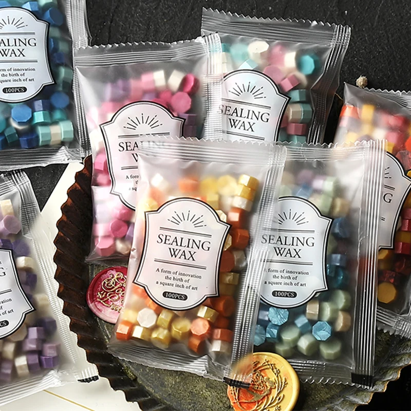 200 sztuk / worek Ośmiokątne m – Wax Seal Stamp Kit recenzja i cena