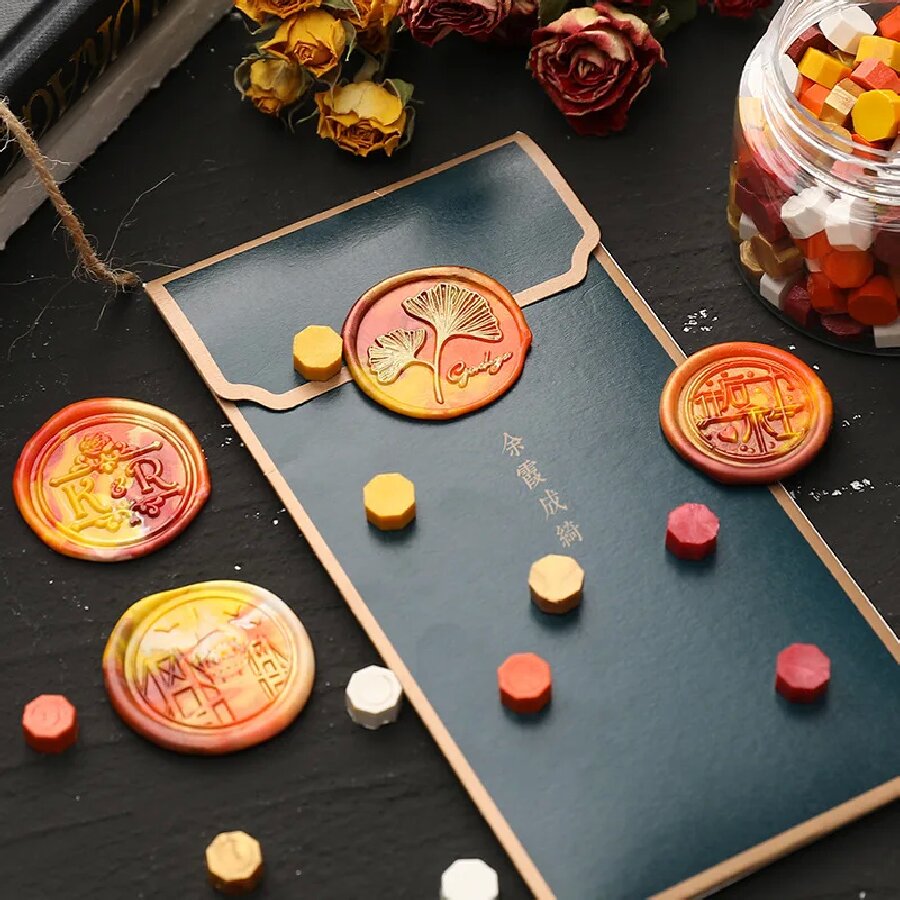 200 sztuk / worek Ośmiokątne m – Wax Seal Stamp Kit recenzja i cena