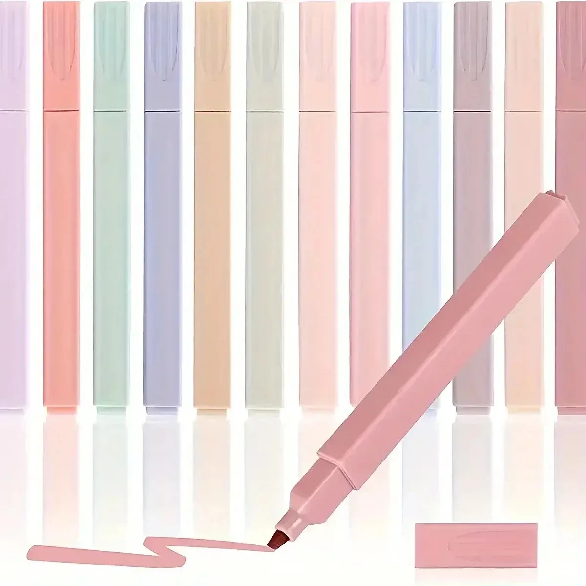 12 sztuk kolorowych, estetyczn – Highlighter Set Pastel recenzja i cena