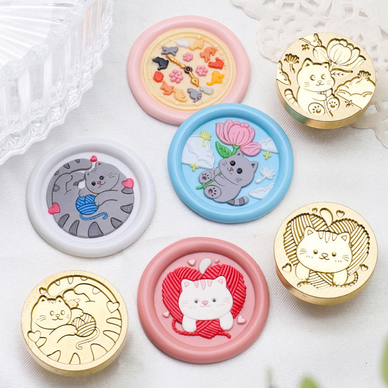 Pieczęć woskowa z motywem kota – Wax Seal Stamp Kit recenzja i cena