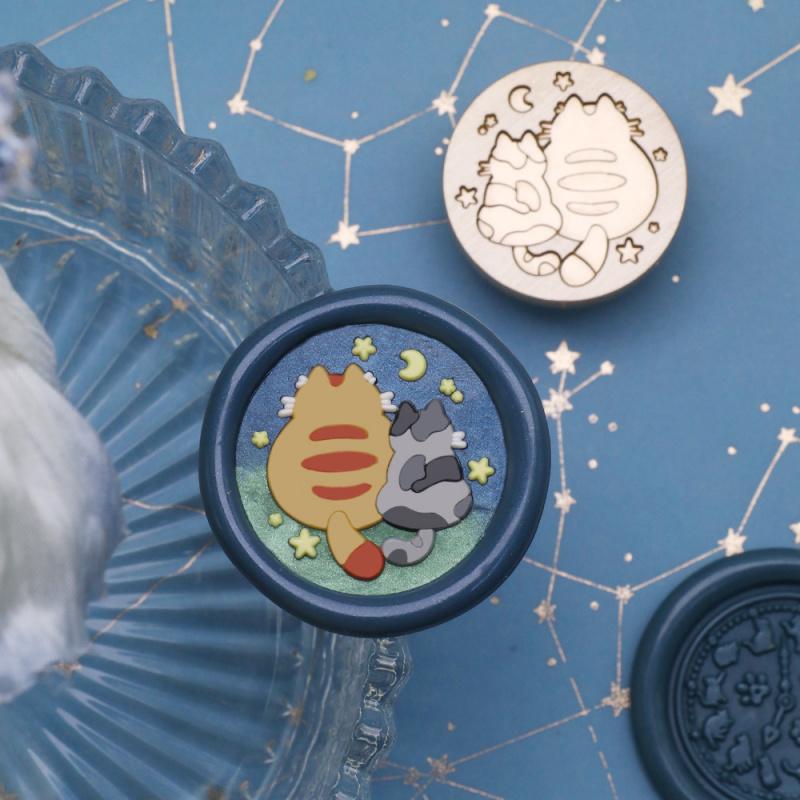 Pieczęć woskowa z motywem kota – Wax Seal Stamp Kit recenzja i cena