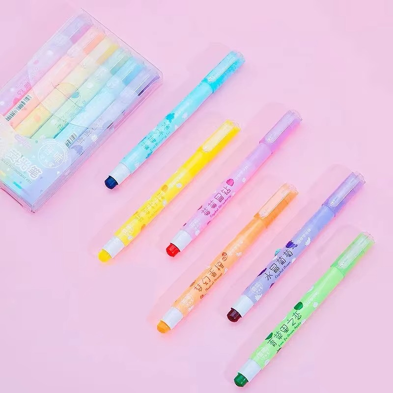 6 kolorów/zestaw pastelowe zak – Highlighter Set Pastel recenzja i cena