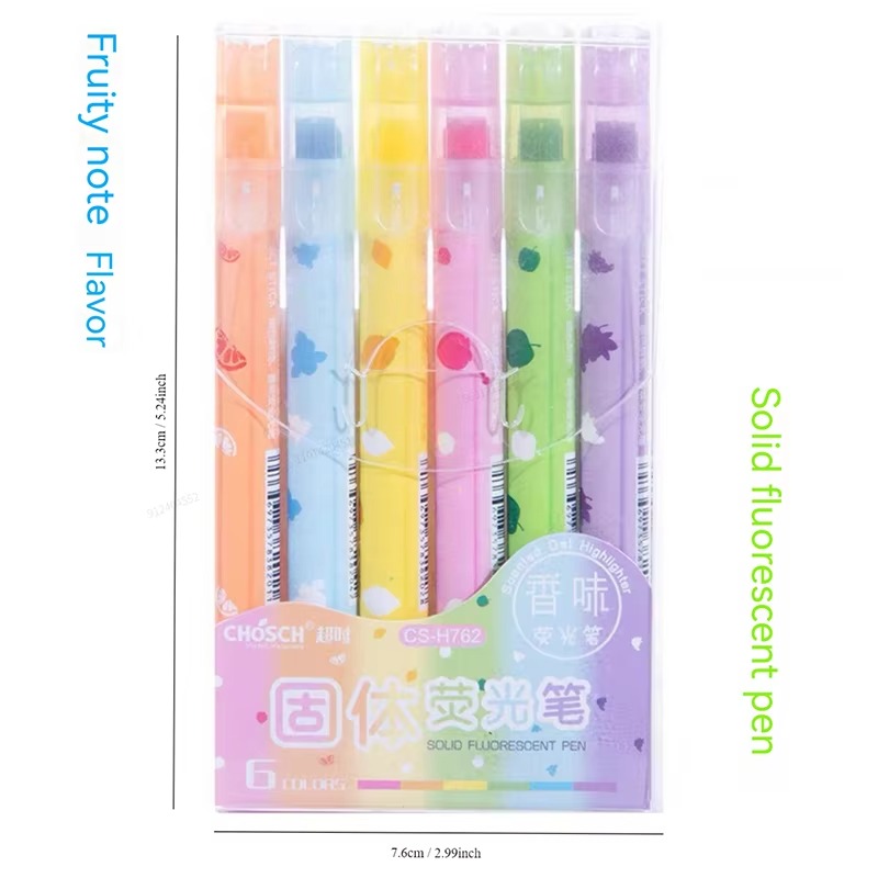 6 kolorów/zestaw pastelowe zak – Highlighter Set Pastel recenzja i cena